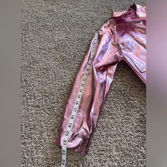 Barbie pink shiny jacket size small - Picture 8 of 10